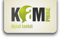 KAM PHONE - volejte kdykoli kamkoli - www.kamphone.cz